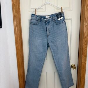Abercrombie & Fitch Light Blue Straight Leg Jeans